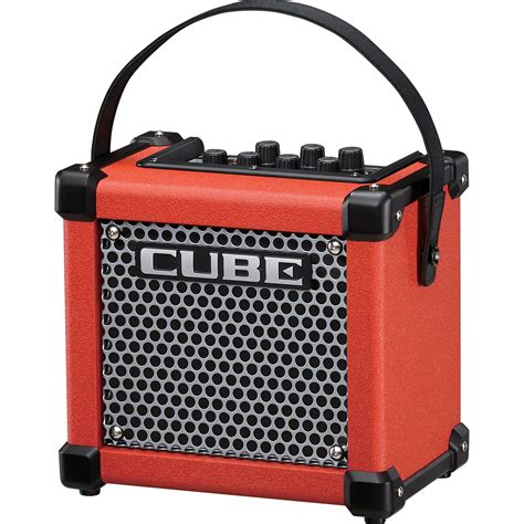 Roland Micro Cube GX 3W 1x5 Battery Powered Guitar Combo Amp Red | Musician's Friend