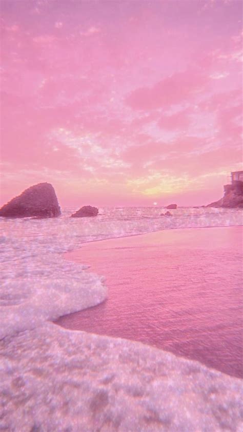 Pink Asthetic | Pink ocean wallpaper, Pink glitter background, Pink ocean
