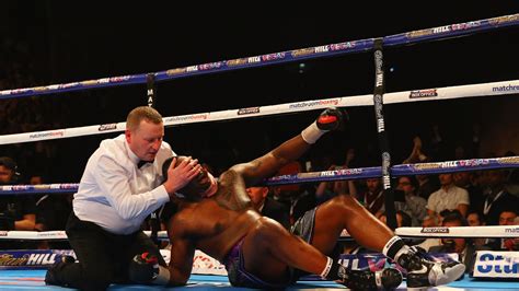 Highlights of Anthony Joshua's seventh-round victory over Dillian Whyte ...