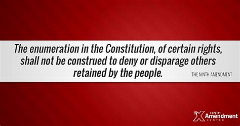 The Ninth and Tenth Amendment: Partners in Federalism for Liberty ...