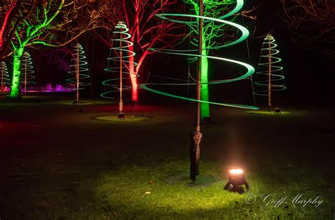 Spiral Spinners | Wimpole Christmas Lights 2023 | Geoff Murphy | Flickr