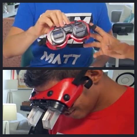 Upside down goggles from this YouTube video, my nephew wants them for his birthday : r/HelpMeFind