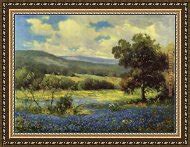 Robert Wood Fields of Blue painting anysize 50% off - Fields of Blue painting for sale