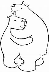 Hug Coloring Pages sketch template