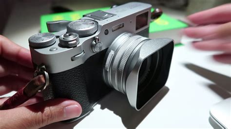 How To Put On Fujifilm X100V Lens Hood | JJC Lens Hood + Haoge Square Lens Hood - YouTube