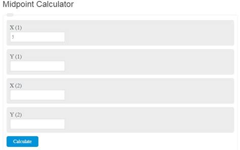 Midpoint Calculator & Distance between points - Calculator Academy