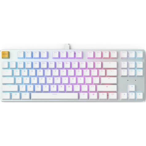 Glorious GMMK Tenkeyless (TKL) RGB Mechanical Keyboard - White