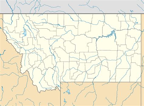 Montana Rivers Map