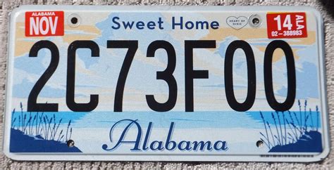 ALABAMA PLATES - ROAD TRIP CAPS