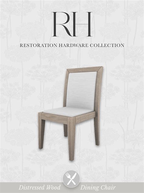 Restoration Hardware ~ Dining Chair | Chair, Restoration hardware ...