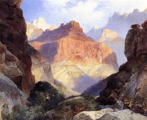 Thomas Moran Under the Red Wall,Grand Canyon of Arizona Painting | Best ...