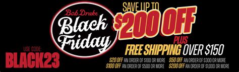 Black Friday Sale 2023 – Bob Drake