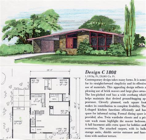 1550439017 Mid Century Modern House Plans - meaningcentered