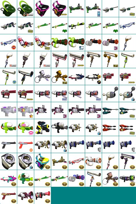 Splatoon weapons – Artofit