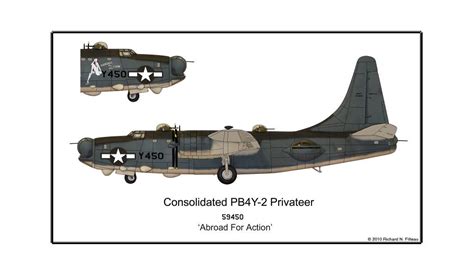 Consolidated PB4Y-2 Privateer Profile | Consolidated PB4Y-2 … | Flickr