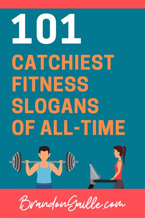 101 Catchy Fitness Slogans and Taglines - BrandonGaille.com