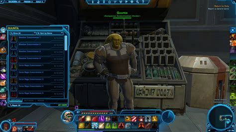 guunta companion customization vendor | SWTOR Guides for flashpoints ...