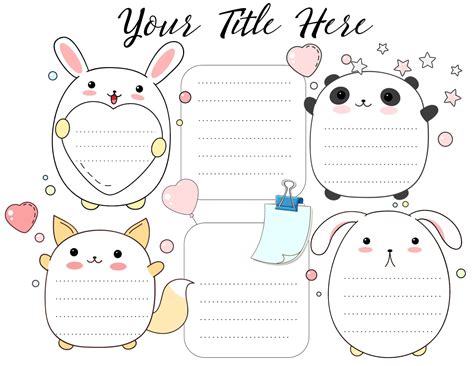 FREE adorable DIY cute planners and planner stickers
