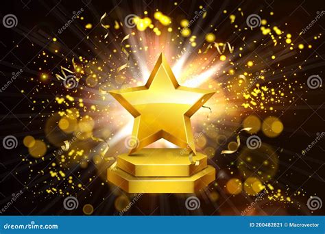 Shining Star Award Background Stock Vector - Illustration of icons ...