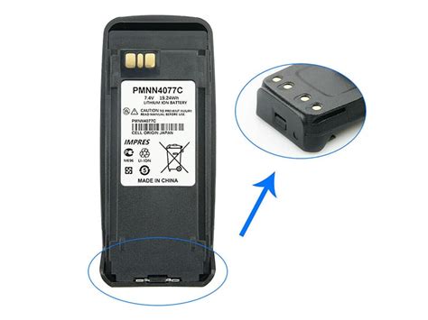 PMNN4065 Battery 2200mAh/19.24Wh 7.4V Motorola DR3000 DP3400 DGP6150 ...