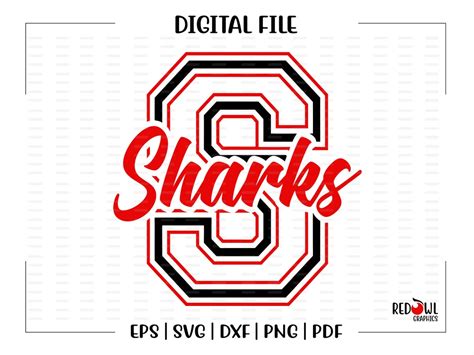 Shark Svg, Sharks Svg, Shark, Sharks, Svg, Dxf, Eps, Png, Pdf, Sublimation, Clipart, Htv, Design ...