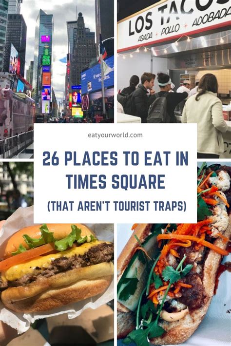 Where to Eat + Drink in Times Square - Best Restaurants in Times Square | Eat Your World Blog