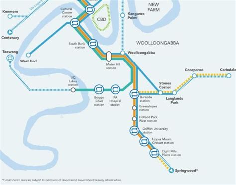 Brisbane Metro Map