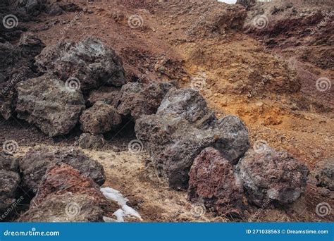 Volcanic Pumice Near an Ancient Volcano in Buryatia Stock Image - Image of science, textured ...