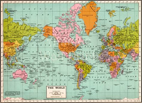 Printable A4 Map Of The World Map Display - vrogue.co