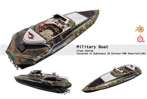 Military Boat-Interior and Exterior-High detailed | CGTrader