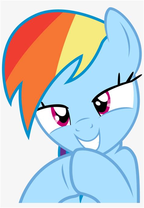 Rainbow Dash Smile By Yanoda-d4x4408 - My Little Pony Rainbow Dash Smile - 900x1246 PNG Download ...