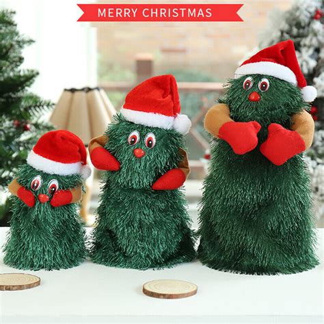 Electric Dancing Singing Christmas Tree Plush Doll Toy Xmas Decoration Kid Gift | eBay