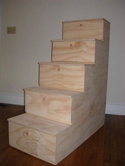 How to build bunk bed stairs with drawers