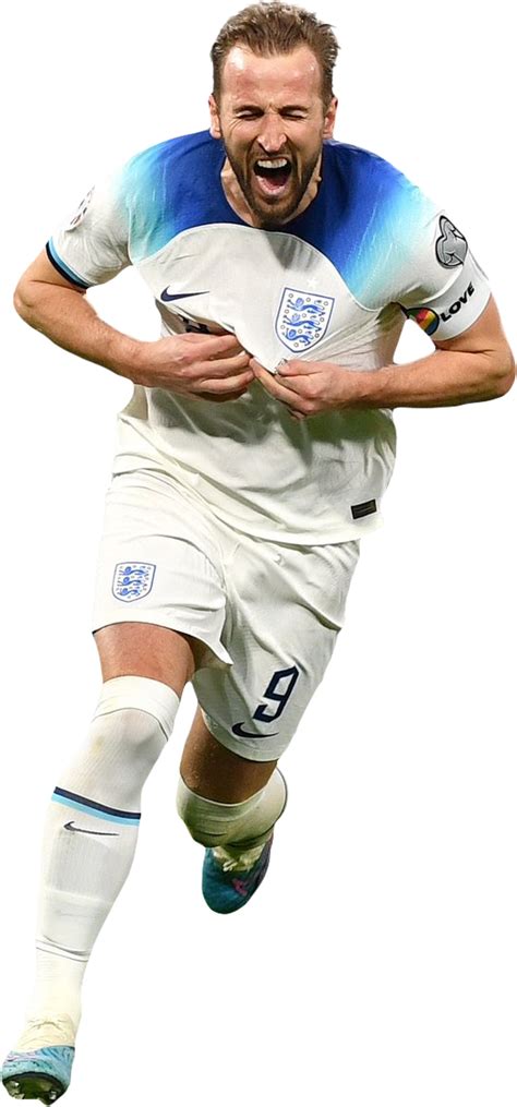 Harry Kane England football render - FootyRenders