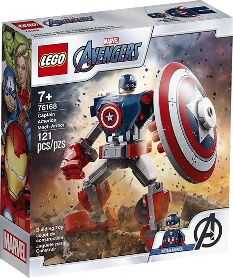 LEGO Marvel Avengers Classic Captain America Mech Armour 76168