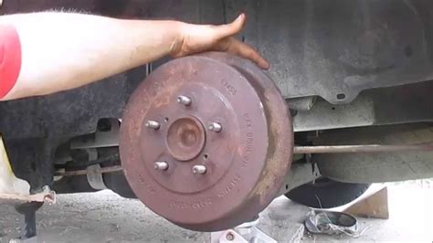 Seized Brake Drum Removal Dodge Caravan - YouTube