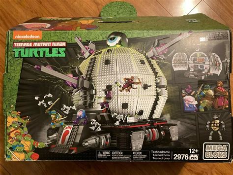 Mega Bloks Teenage Mutant Ninja Turtles Technodrome #2976 TMNT Lego Lot ...