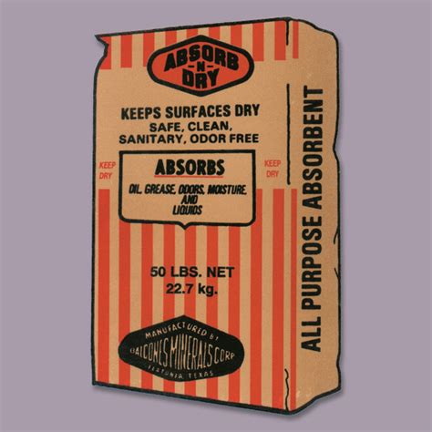 Pallet of Floor Dry Clay Based Absorbent - 50 x 50 lb Bags - FLAB50/P