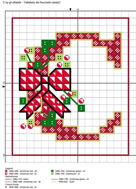 Christmas Cross Stitch Letter Patterns / Christmas Alphabet Cross Stitch The Jolly Jabber ...