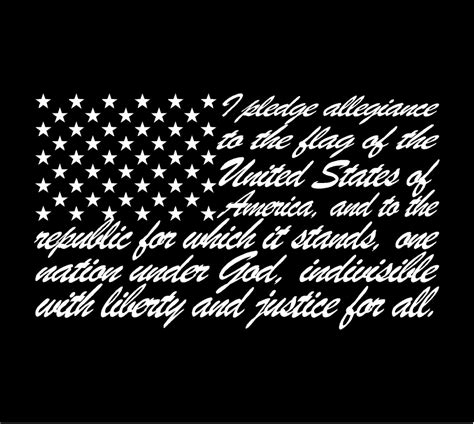 Pledge of Allegiance American Flag Vinyl Decal Sticker – Country Boy ...