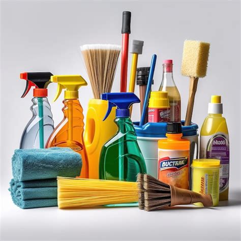 Premium Photo | Household cleaning products