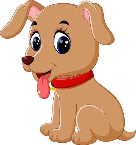 illustration of Cute baby dog cartoon 7915471 Vector Art at Vecteezy