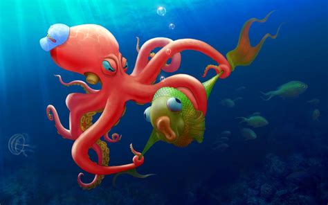 Cute Octopus Wallpaper (43+ images)