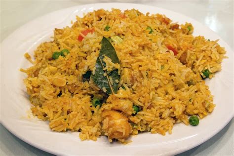 East Indian Biryani Rice Dish Stock Photo - Image of meat, basmati ...