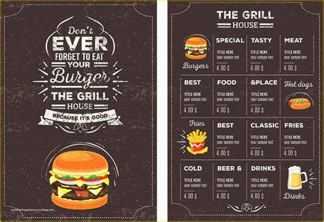 Cafe Menu Template Free Download Of top 30 Free Restaurant Menu Psd Templates In 2018 Colorlib ...