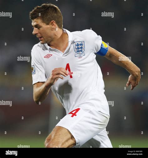 England team captain Steven Gerrard in action during a 2010 FIFA World ...