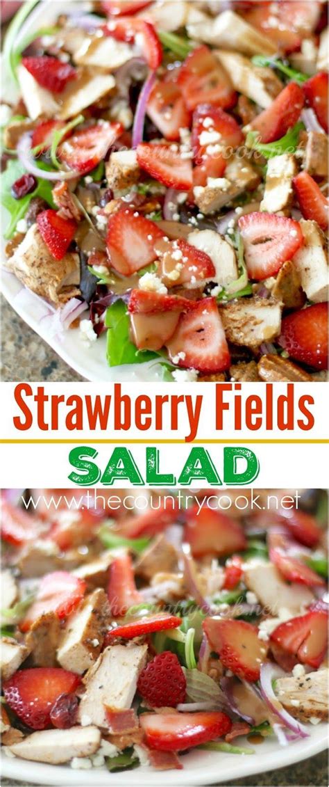 Strawberry Fields Salad recipe from The Country Cook. One of my ...