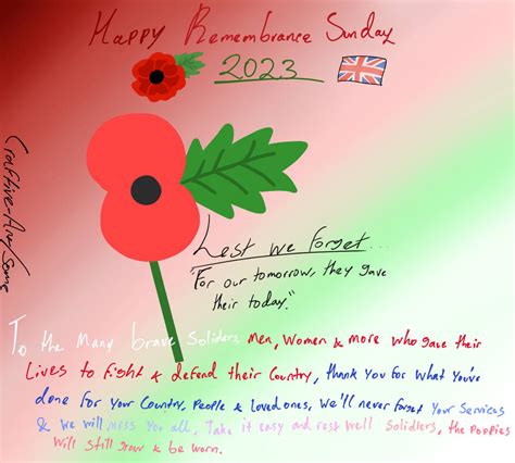 Happy Remembrance Sunday 2023. by AwesomeCraft on DeviantArt