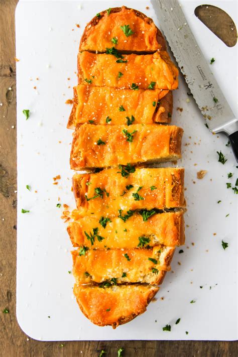 Cheesy Garlic Bread Recipe - Our Tasty Kitchen