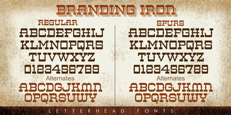 LHF Branding Iron Font | Fontspring